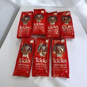 7 Packs Vintage Christmas 18 Icicles by Old World Santa/VTG Silver Tinsel